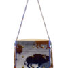 Native American Hand Made Large Beaded Bag