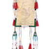 Native American Quilled and Beaded Mirror Bag on Buffalo Rawhide - Image 2
